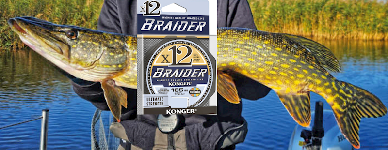 PLECIONKA BRAIDER X12 MULTICOLOR 0,16/150 KONGER