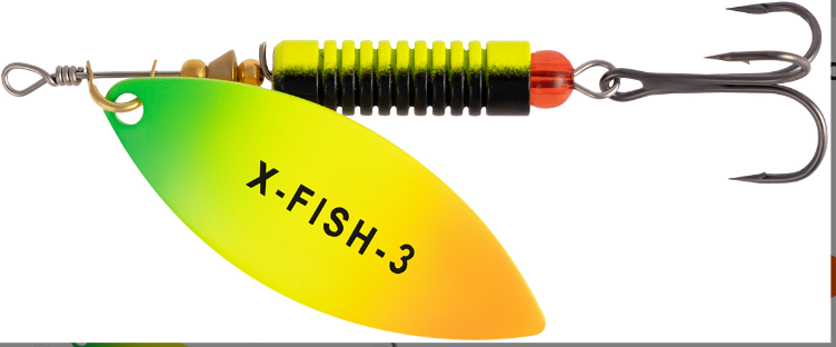 X-Fish obrotówka Rampage nr3 12.5g Fire tiger