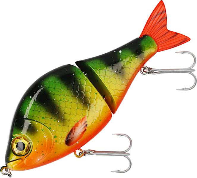 WOBLER - MFT SWIMBAIT - 10cm HOT PERCH WOLNO TON.