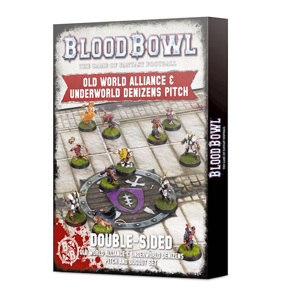 Blood Bowl Pitch Old World + Underworld