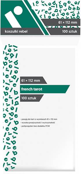 Koszulki Rebel 61x112 French Tarot 100 szt