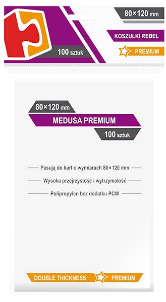Koszulki Rebel 80x120 Medusa Premium 100 szt.