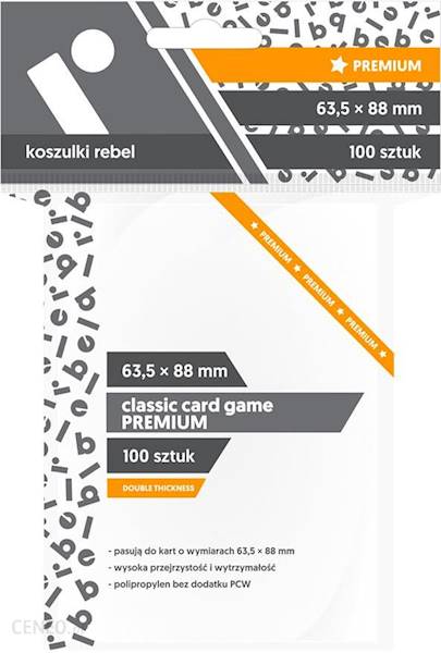 Koszulki Rebel 63,5x88 CCG Premium 100 szt.
