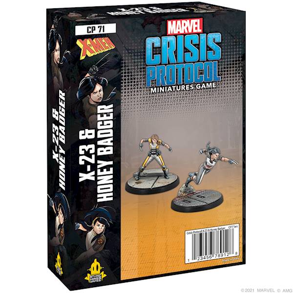 Marvel Crisis Protocol X-23 & Honey Badger