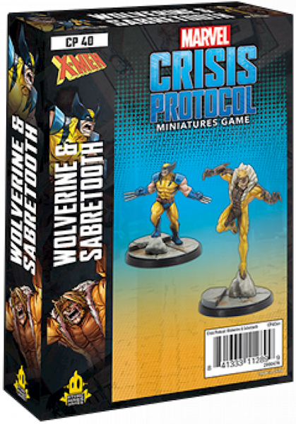Marvel Crisis Protocol Wolverine & Sabertooth 