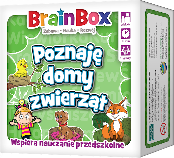 BrainBox Poznaję domy zwierząt