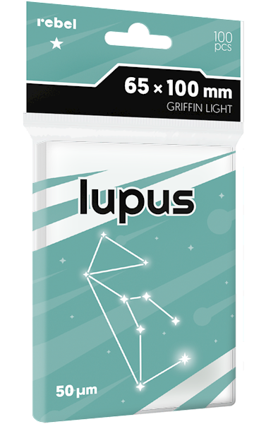 Koszulki Rebel 65x100 Lupus 100 szt.