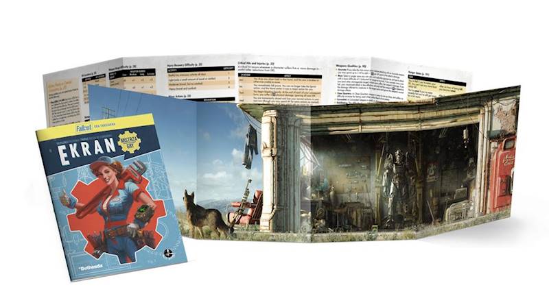 RPG Fallout Ekran MG z Książeczką