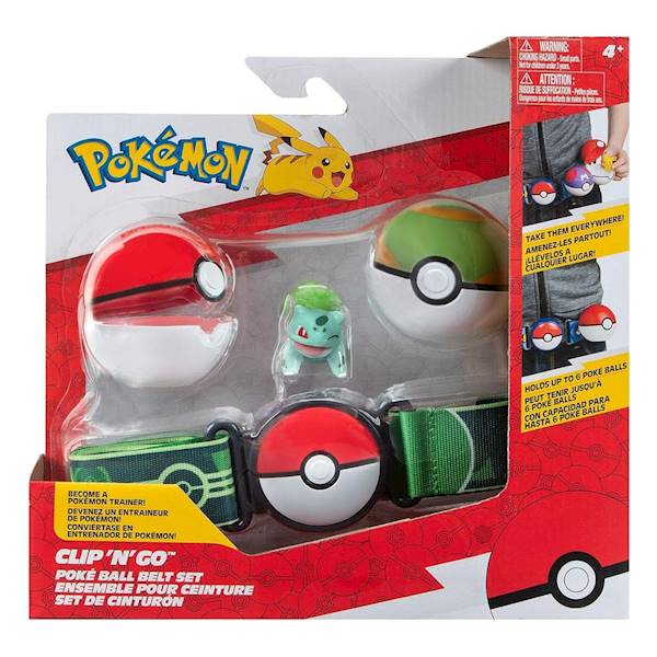 Pokemon Clip'n'Go Bulbasaur + Poke Ball