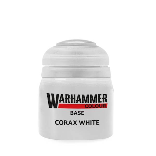 Farba Warhammer Base Corax White 12ml