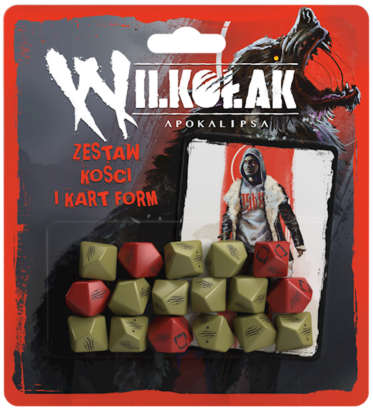 RPG Wilkołak Apokalipsa Oficjalne kości i karty