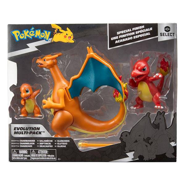 Pokemon Select Action 3-pack Evolution Charmander