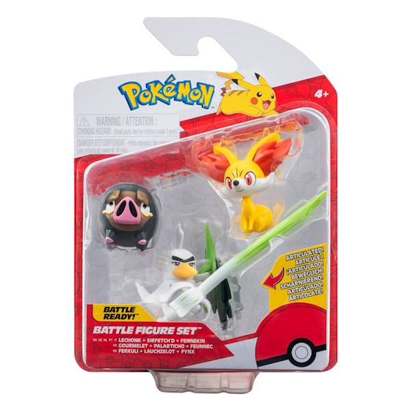 Pokemon Battle Figure 3-pack Fennekin