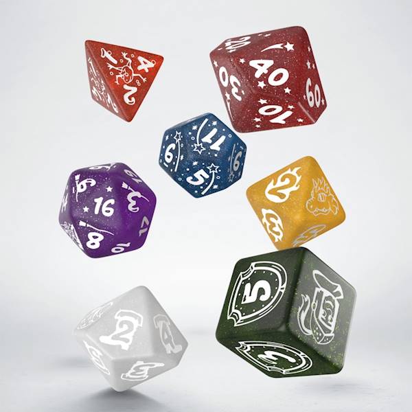 Komplet Kości RPG My Very First Set brokat