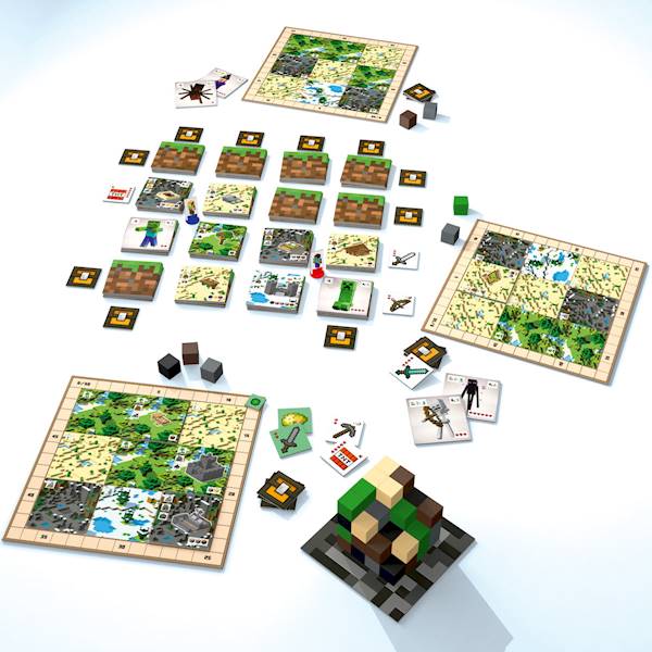 Minecraft Builders & Biomes Gra Planszowa