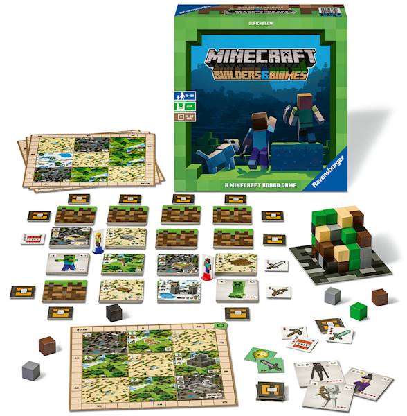 Minecraft Builders & Biomes Gra Planszowa