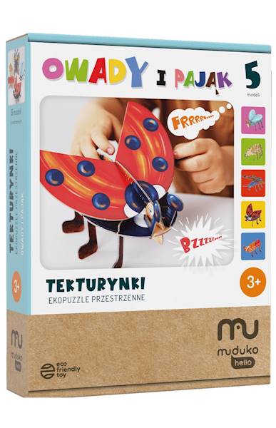 Tekturynki Owady i Pająk