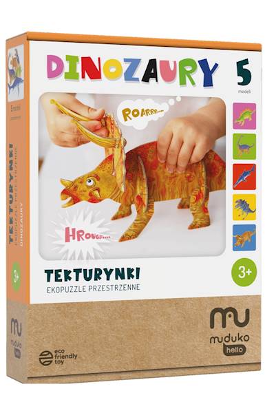 Tekturynki Dinozaury