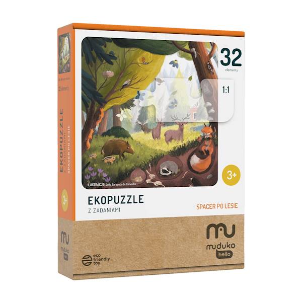 Ekopuzzle Spacer po Lesie