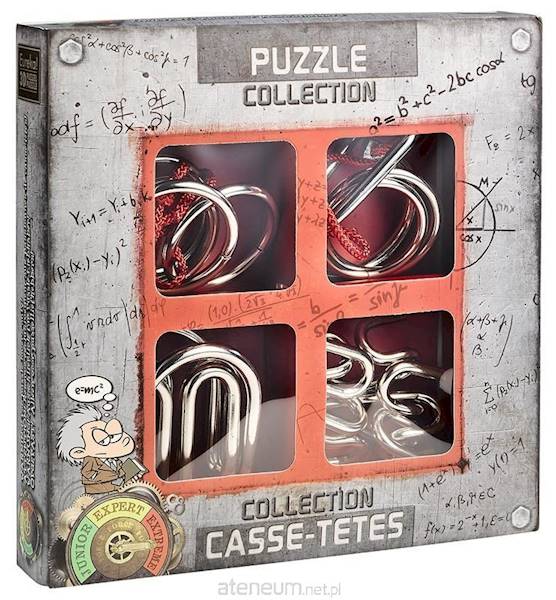 Łamigłówki metalowe 4szt puzzle Collection Extreme