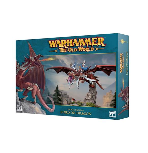 TOW High Elf Realms Lord on Dragon
