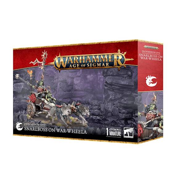 AoS Gloomspite Gitz Snarlboss on War-Wheela