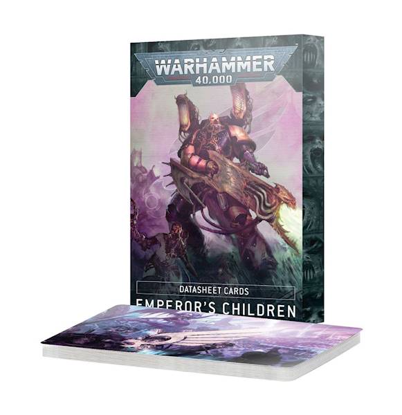WH40K Emperor's Children Datasheet Cards