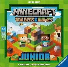 Minecraft Builders & Biomes Junior Gra Planszowa