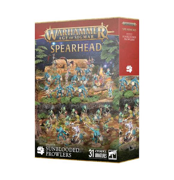 AoS Seraphon Sunblooded Prowlers Spearhead