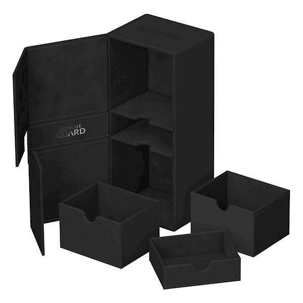 Deckbox UG Twin Flip'n'Tray 266+ Xenoskin Black