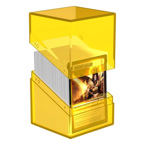Deckbox UG Boulder 100+ Clear Amber
