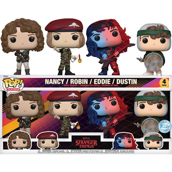 Funko POP! Strenger Things S4 4 pack 