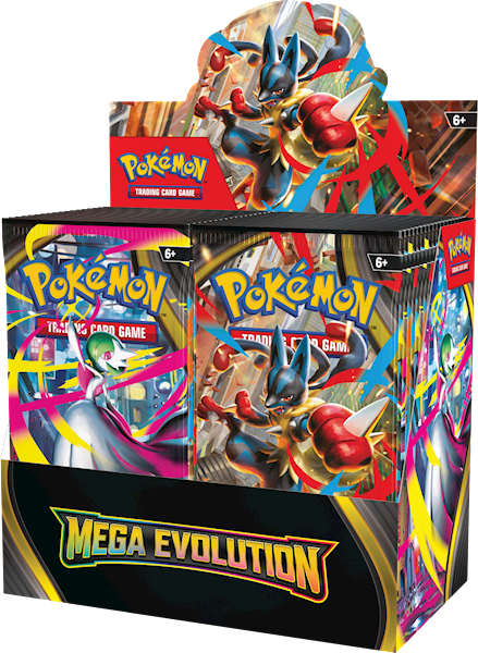 PTCG Mega Evolution Booster Display 