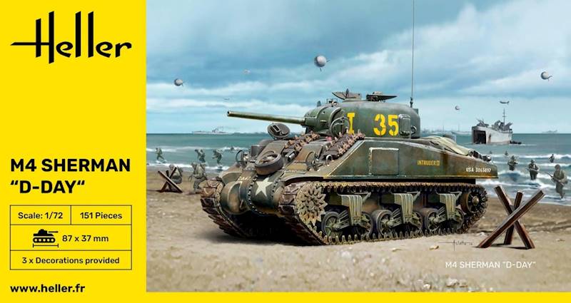 Model M4 Sherman D-Day