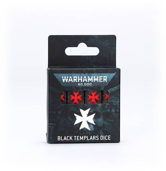 WH40K Black Templars Dice Set