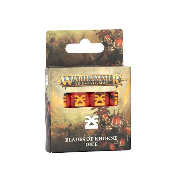 AoS Blades Of Khorne Dice