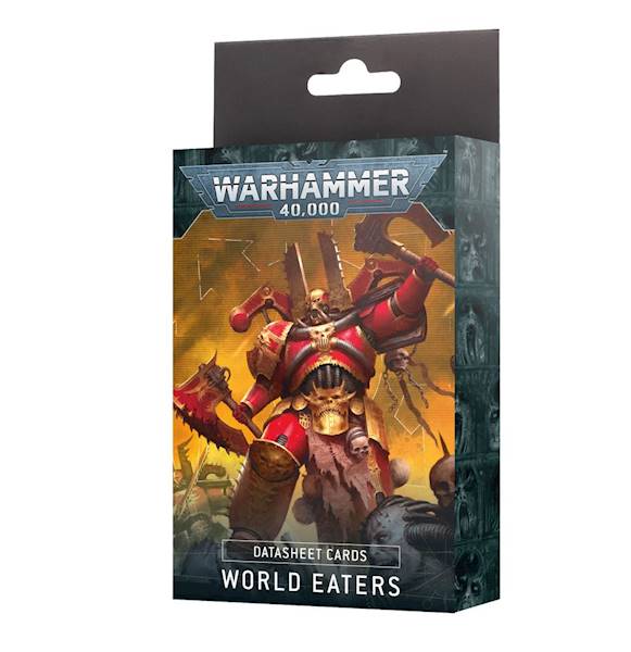WH40K World Eaters Datasheet Cards