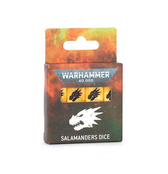 WH40K Space Marine Salamanders Dice set