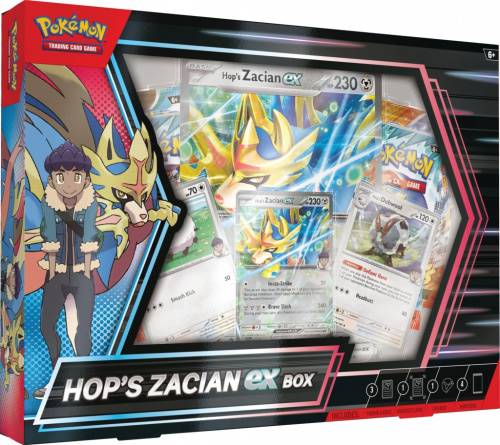 PTCG Ex Box Hops Zacian Ex Box