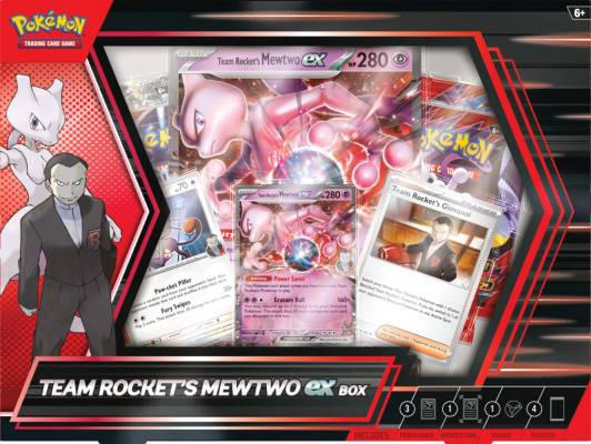 PTCG Team Rocket’s Mewtwo ex Box 