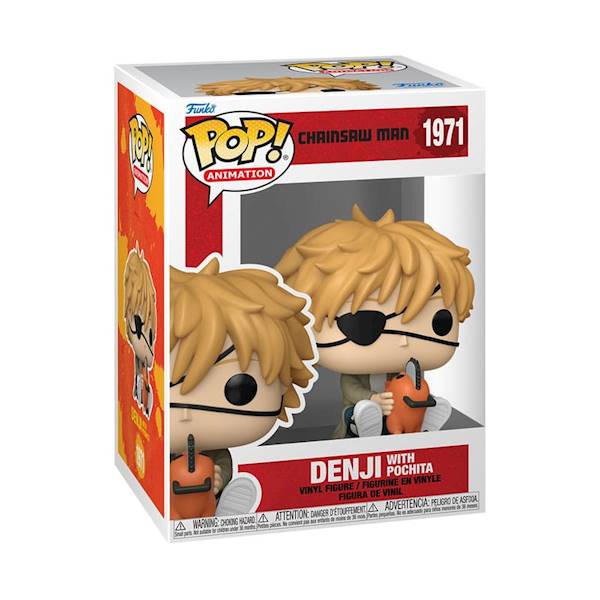 Funko POP! Chainsaw Man Denji with Pochita 1971