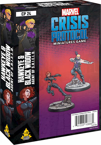 Marvel Crisis Protocol Hawkeye & Black Widow