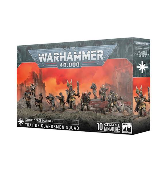 WH40K Chaos Space Maris Traitor Guardsmen Squad