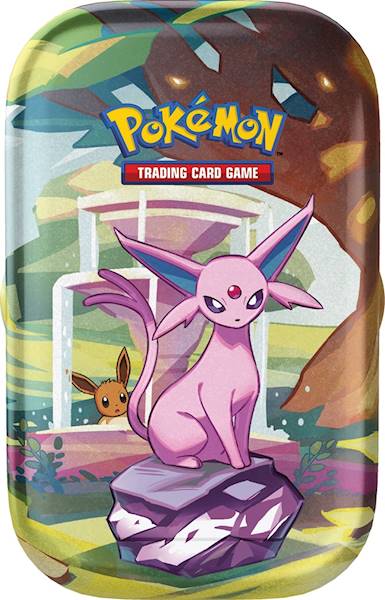 PTCG Prismatic Evolutions Mini Tin Espeon
