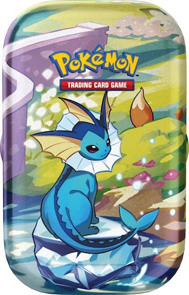 PTCG Prismatic Evolutions Mini Tin Vaporeon