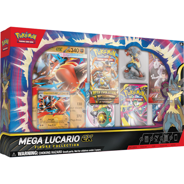 PTCG Mega Lucario Ex  Figure Collection