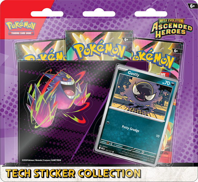 PTCG Ascended Heroes Tech Sticker Gastly