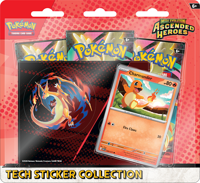 PTCG Ascended Heroes Tech Sticker Charmander