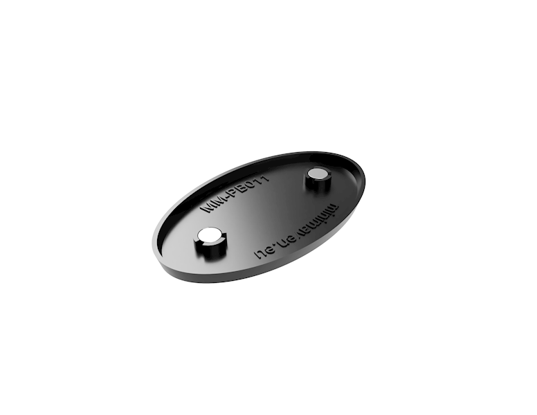 S&S Podstawki owalne 60x35mm z miejscem na magnes