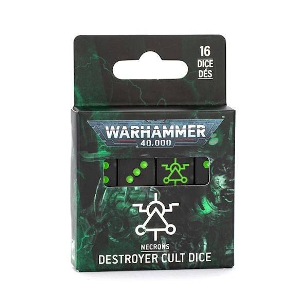 WH40K Necrons Destroyer Cult Dice